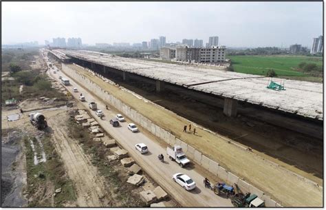 Service Road Closure For Tunnel Construction On Dwarka Expressway