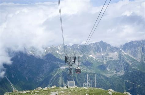 Cable car from the top of Chamonix-Mont-Blanc, France | Smithsonian ...