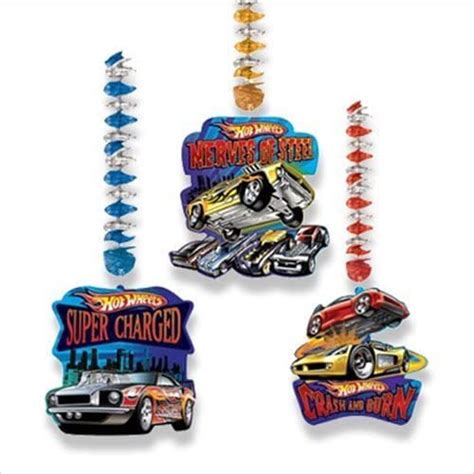 Amazon Amscan Hot Wheels Speed City Dangling Cutouts Ct Toys Games