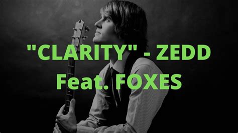 Clarity Zedd Feat Foxes Cover Fingerstyle Guitar Youtube