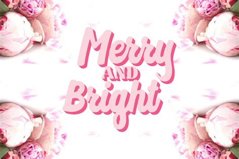 Free Merry And Bright Sublimation Graphic By AspireFhd Creative Fabrica