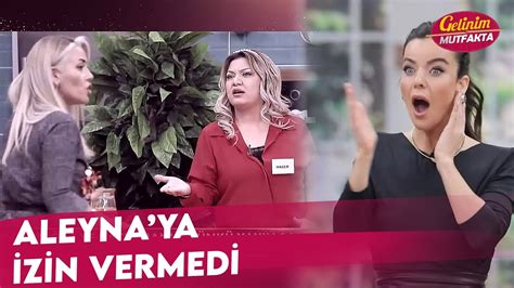 Tuğba ve Hacer Hanım Çekim Sonrası Birbirine Girdi Gelinim Mutfakta