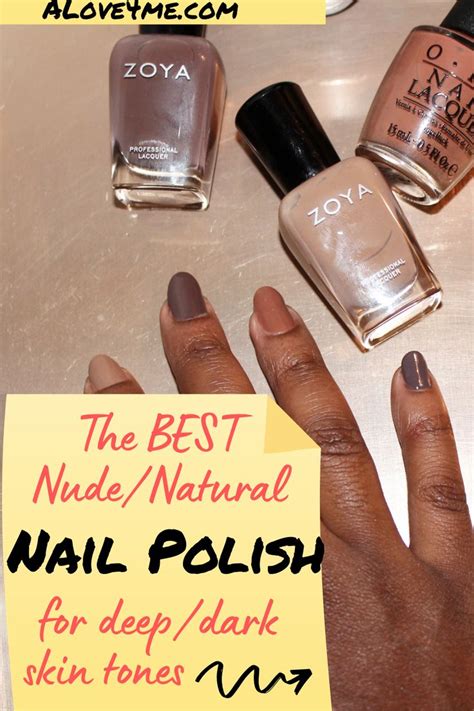 Nude Nail Polish For Dark Skin Dark Skin Nail Color Brown Nail Polish