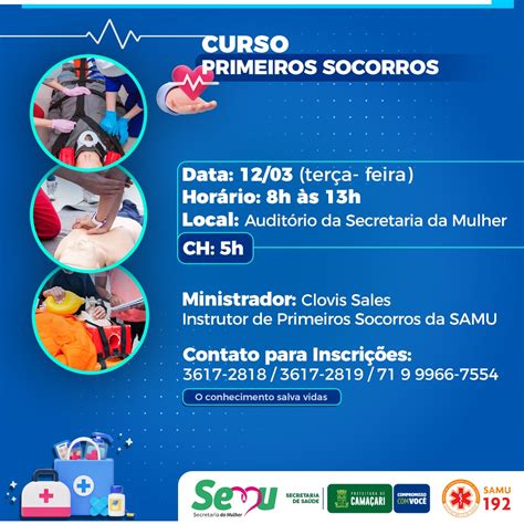 Semu Oferece Curso Gratuito De Primeiros Socorros EnoticiaBa