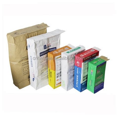 Customized Multiwall Kraft Paper Bags With GMP Workshop Advantage