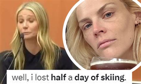 Well We Lost Half A Day Of Skiing Gwyneth Paltrow Is Roasted By