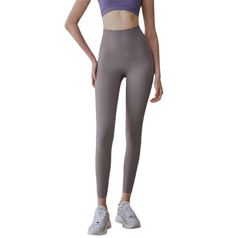 Cintura alta Hip Lift calças de Yoga mulheres estiramento compressão Nude esportes Leggings de