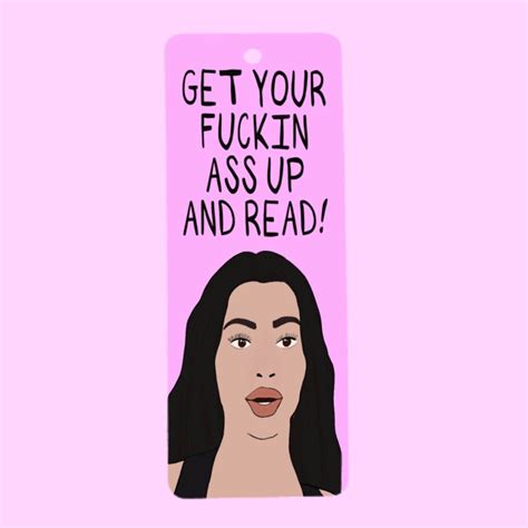 Kim Kardashian Get Your Ass Up Read Bookmark Etsy