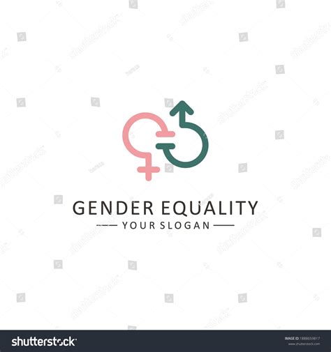 Vector Symbol Gender Equality Stock Vector Royalty Free 1888659817 Shutterstock