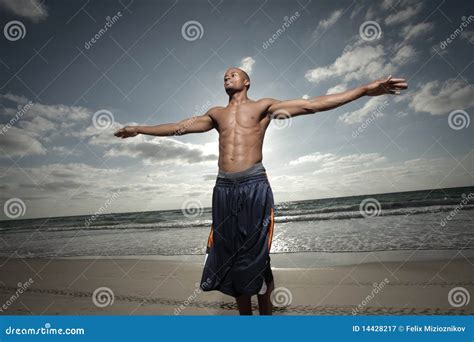 Man With Arms Outstretched Royalty Free Stock Photography Image 14428217