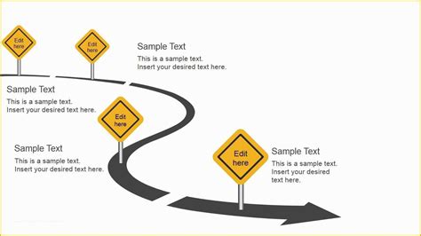 Free Roadmap Template Powerpoint Of Powerpoint Roadmap Analogy Template