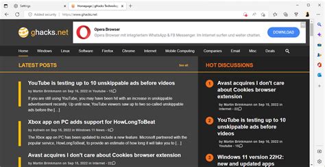 Microsoft Edge Stable Risolve Problemi Di Sicurezza