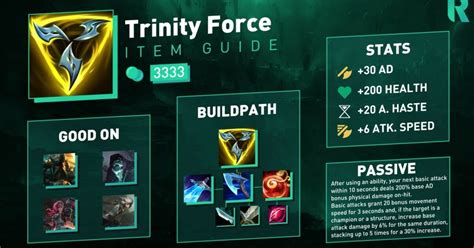 Lol Item Guide Trinity Force Riftfeed