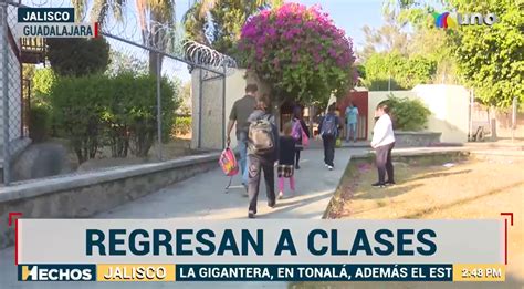 Estudiantes Regresaron A Clases En Escuelas De Jalisco