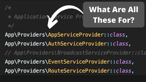 Laravel Service Providers All You Need To Know Youtube