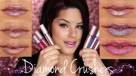 Lime Crime Diamond Crushers Swatches Youtube