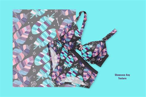 Organic Cotton Lingerie Set Mockup Designertale