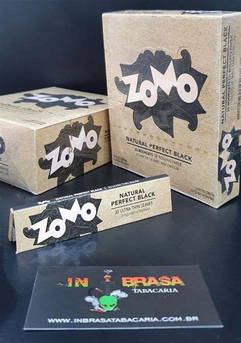 Seda Zomo Natural Perfect Black Inbrasa Tabacaria