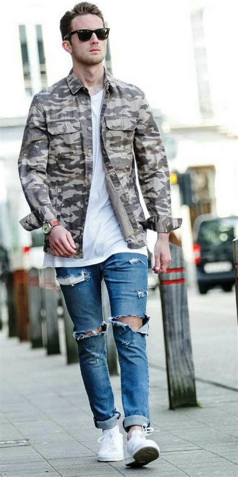 25 Trendy Ripped Jeans Outfit Ideas For Men Instaloverz