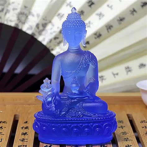 Blue Buddha Statue