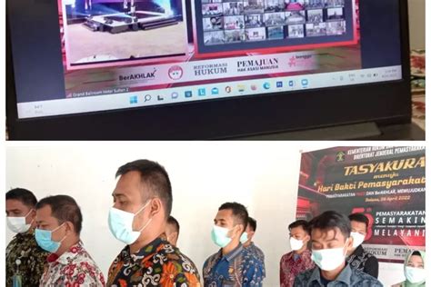 Lapas Kelas Iii Kotanopan Kanwil Kemenkumham Sumut Ikuti Acara