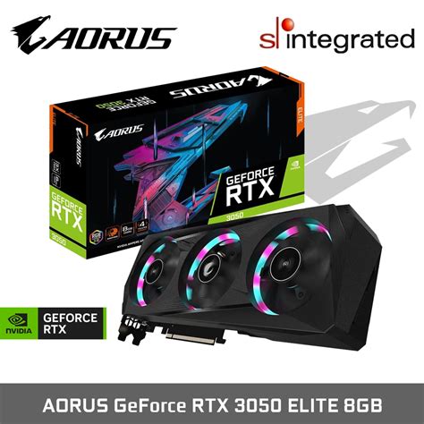 Gigabyte AORUS GeForce RTX 3050 ELITE 8GB GDDR6 Shopee Malaysia