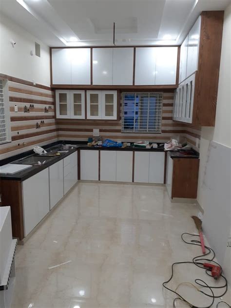 Modern PVC Kitchen Cabinet Base Mounted At 700 Sq Ft In Hyderabad