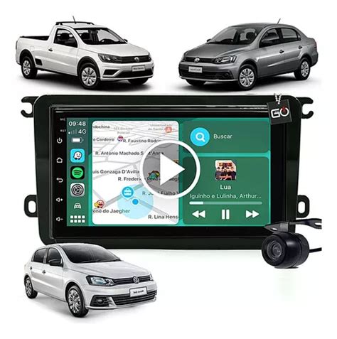 Central Multimidia Mp Gol Saveiro Voyage G G Carplay Bt Cor Voyage