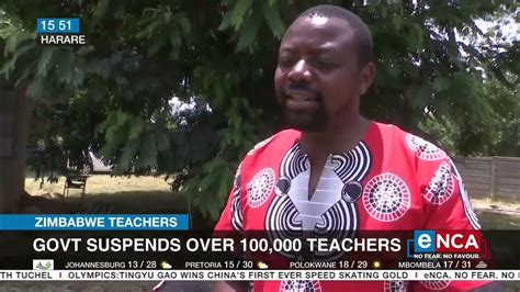 Zimbabwe Teachers Government Suspends Over 100 000 Teachers YouTube