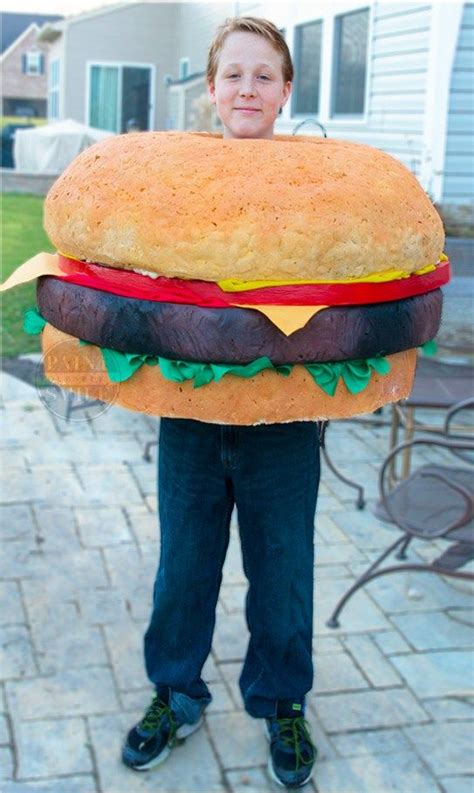 Kostüme And Verkleidungen Burger Adults Fancy Dress Fun Food Cheeseburger Hamburger Mens Ladies