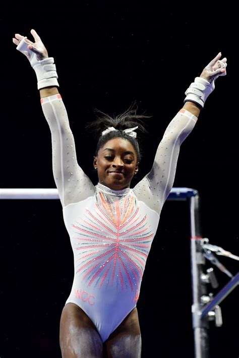 All the Times Simone Biles Wore Her GOAT Leotard | POPSUGAR Fitness