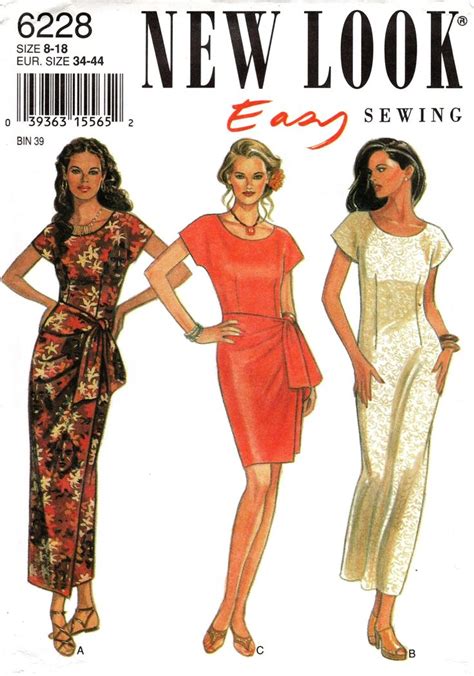 Three Womens Dresses And One Womans Dress Sewing Pattern New Look