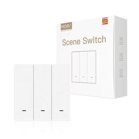 Buy Moes Wireless Smart Scene Switch Button Require Moes Hub Battery