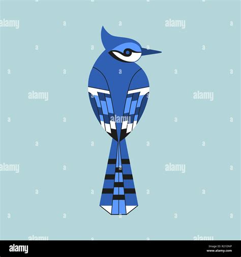 Jay Feeding Stock Vector Images Alamy