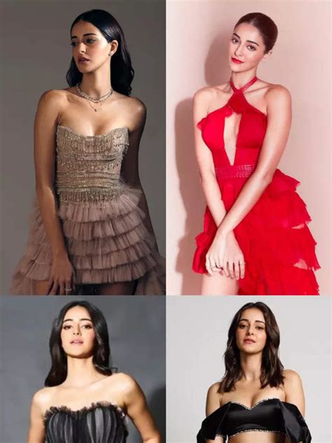 Ananya Panday S Ruffle Dress Fashion Showcase Times Of India