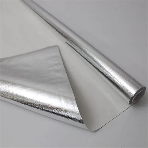 Reflective Aluminum Mylar Foil Coated Pp Plastic Woven Fabric For