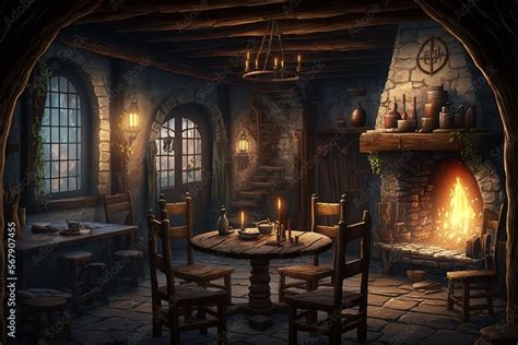 Medieval Inn Room