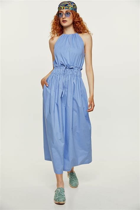 Maxi Halterneck Dress Geelist