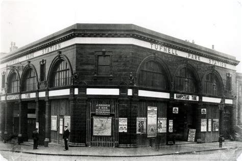 Bw Print Tufnell Park Underground Station Northern Line Jul 1907