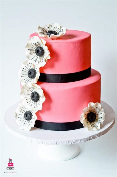 Pink Anemone Cake Decorated Cake By Esther Williams Cakesdecor