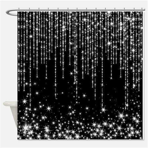 Glitter Shower Curtains Glitter Fabric Shower Curtain Liner