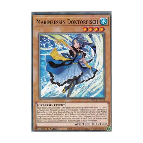 Marinzessin Doktorfisch LED9 DE051 Legendary Duelists Duels From The