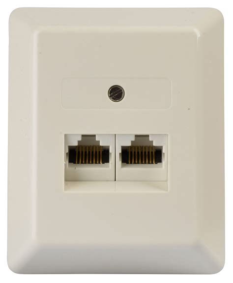 Isdn 2x8 4ap Isdn Connection Socket Surface Mounted At Reichelt