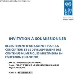 Invitation A Soumissionner Undp Procurement Notices