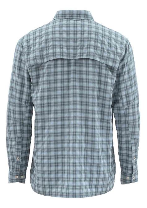 Simms Bugstopper Plaid Shirt Storm Plaid Tackledirect