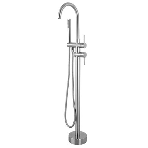 Xl Vision Neo Free Standing Bathtub Shower Mixer Natural Angle