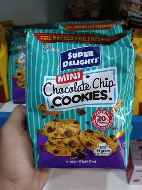 Super Delights Mini Chocolate Chip Cookies 175g Lazada PH