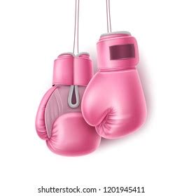 Boxing Glove Hanging On Lace Realistic Stock Vector Royalty Free