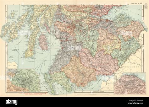 Scotland South Edinburgh Glasgow Environs Parliamentary Railways Bacon