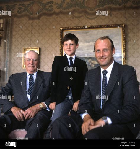 Oslo 19820917 The Norwegian royal family: Three generations gathered at ...